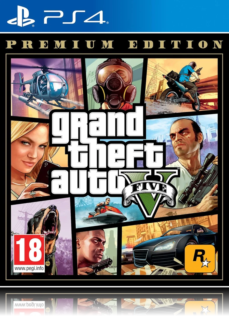 PS4 - GTA Grand Theft Auto 5 - Premium Edition EU