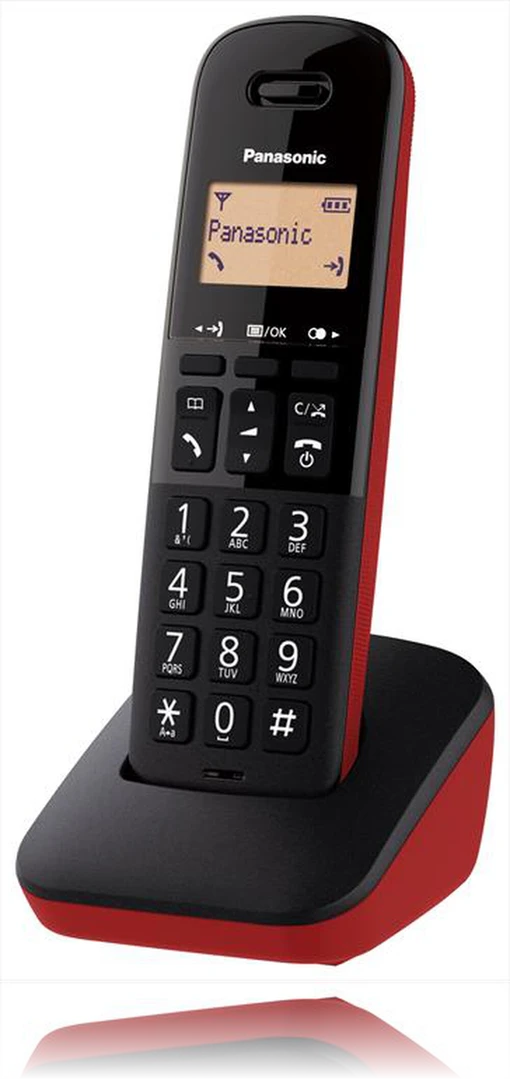 CORDLESS PANASONIC KX-TGB610JTR-NERO/ROSSO